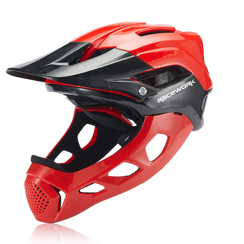 New Mountain Cross-country Bik - Mountain Biking Helmet Full Face のレビューと価格