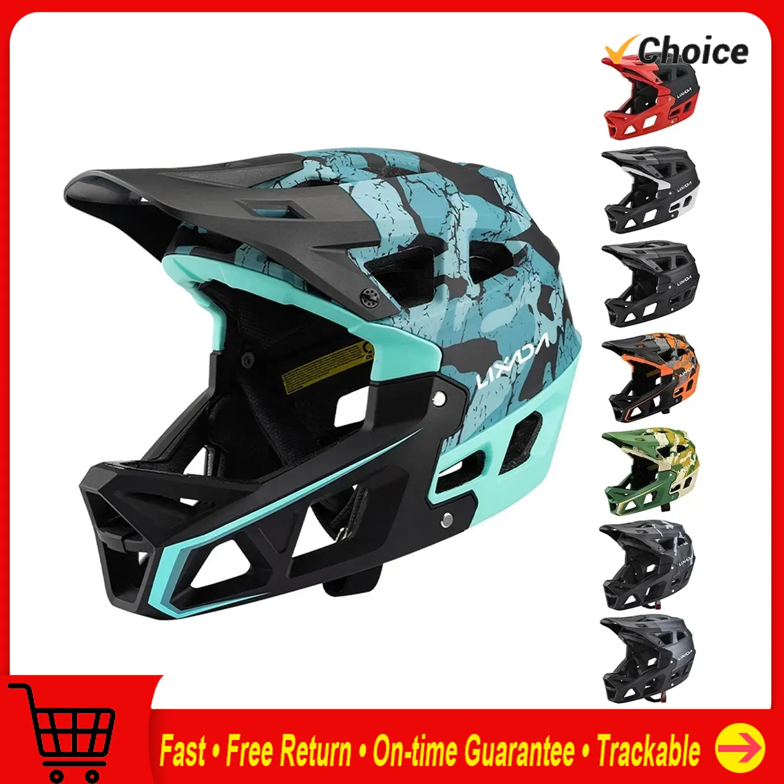 Mountain Bike Safety Cycling G - Mountain Biking Helmet Full Face のレビューと価格