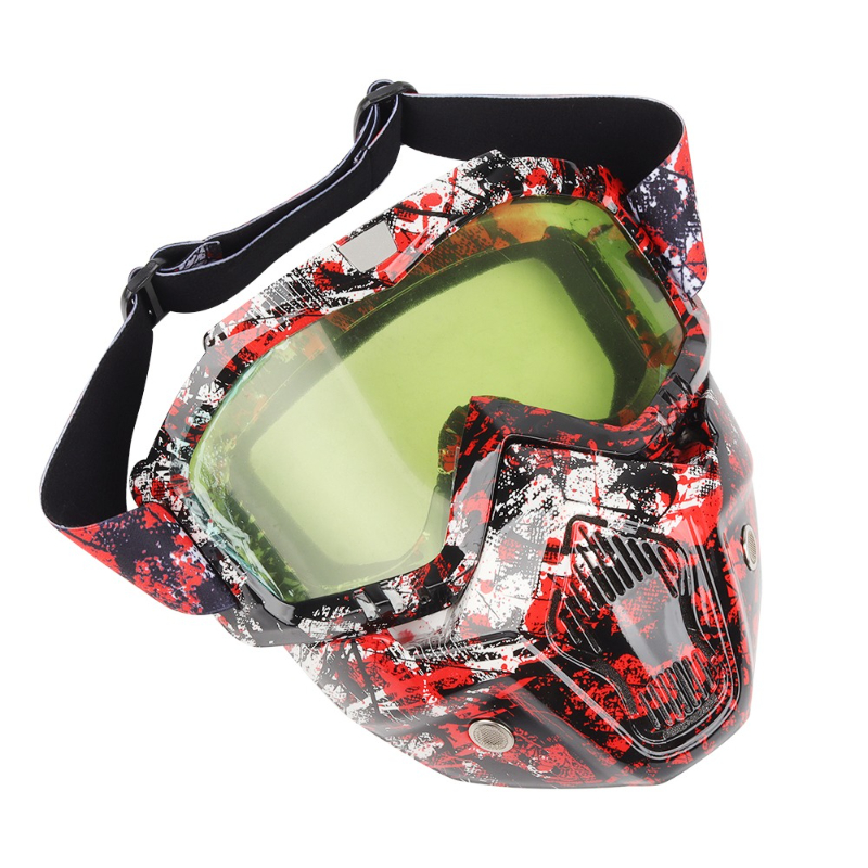 Motorcycle goggles, masks, off - Mountain Biking Helmet Full Face のレビューと価格