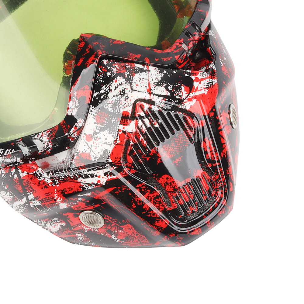 Motorcycle goggles, masks, off - Mountain Biking Helmet Full Face のレビューと価格