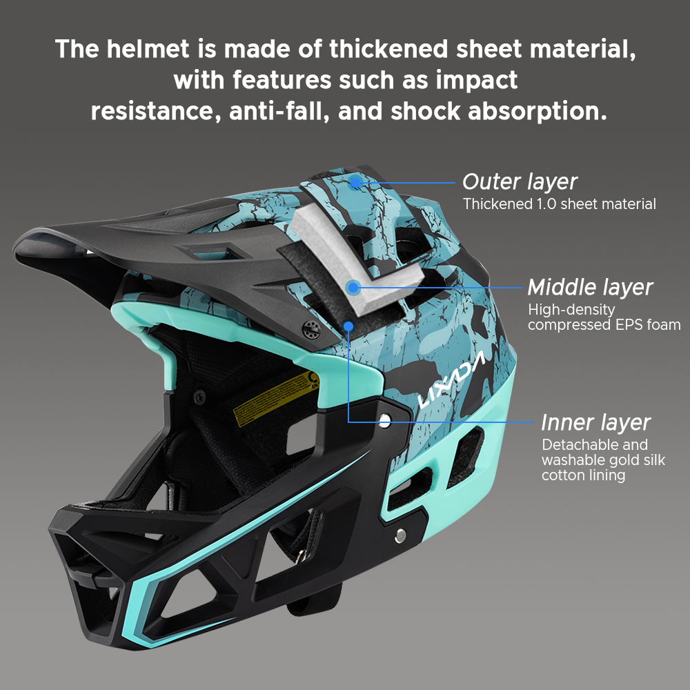 Full Face Mountain Bike Helmet - Mountain Biking Helmet Full Face のレビューと価格
