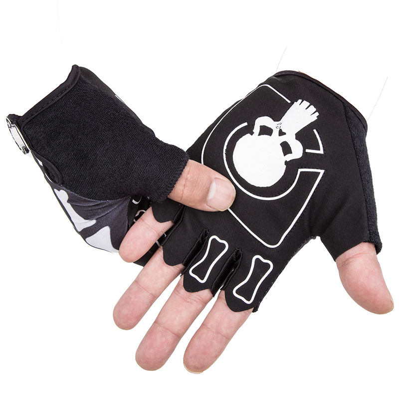 Cycling Gloves Short Finger Sk - Mountain Biking For Fitness のレビューと価格