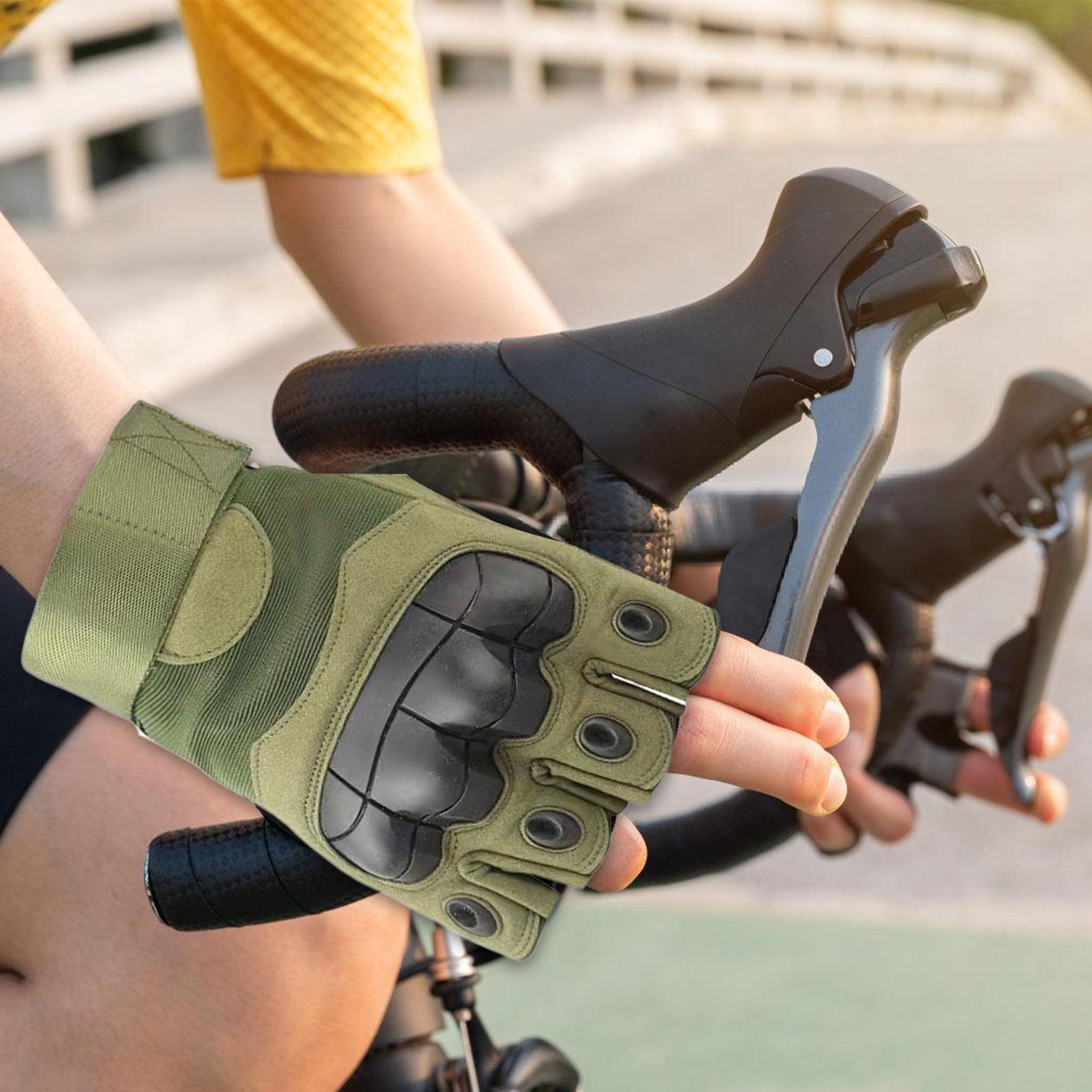 Bike Gloves Half Finger Shock  - Mountain Biking For Fitness のレビューと価格