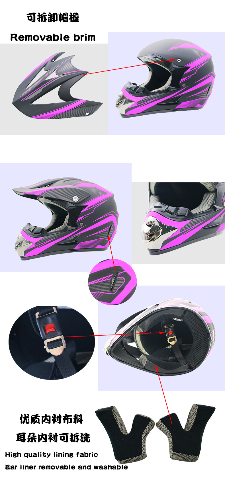2019 New Flip Up Motorcycle He - Mountain Biking Helmet Full Face のレビューと価格