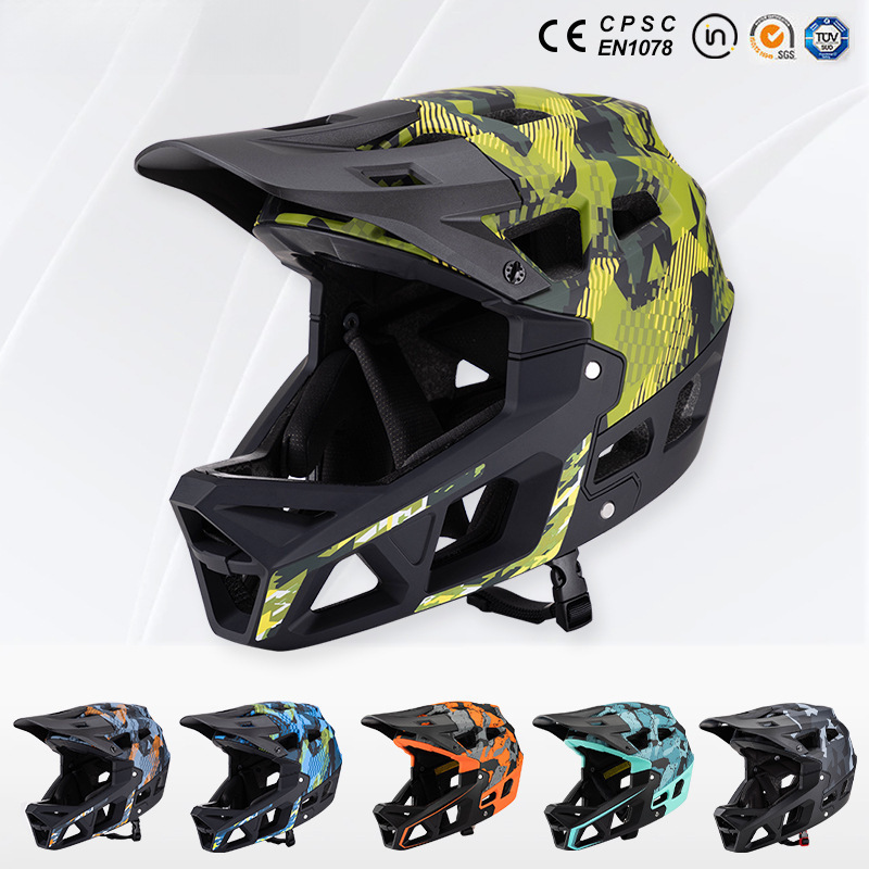 New Adult Full Face Mountain B - Mountain Biking Helmet Full Face のレビューと価格