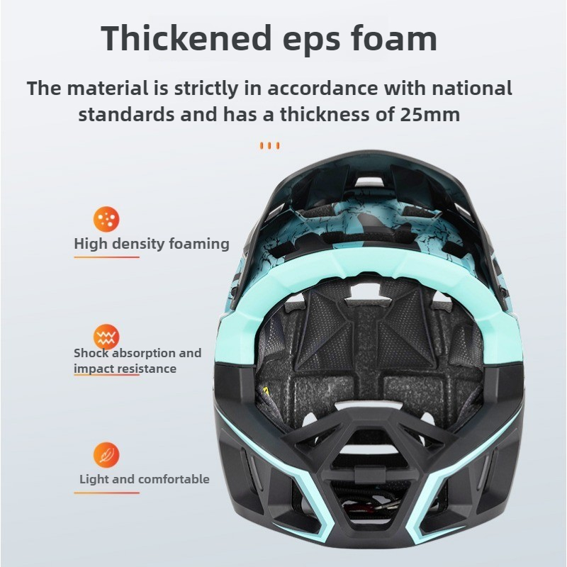 New Adult Full Face Mountain B - Mountain Biking Helmet Full Face のレビューと価格