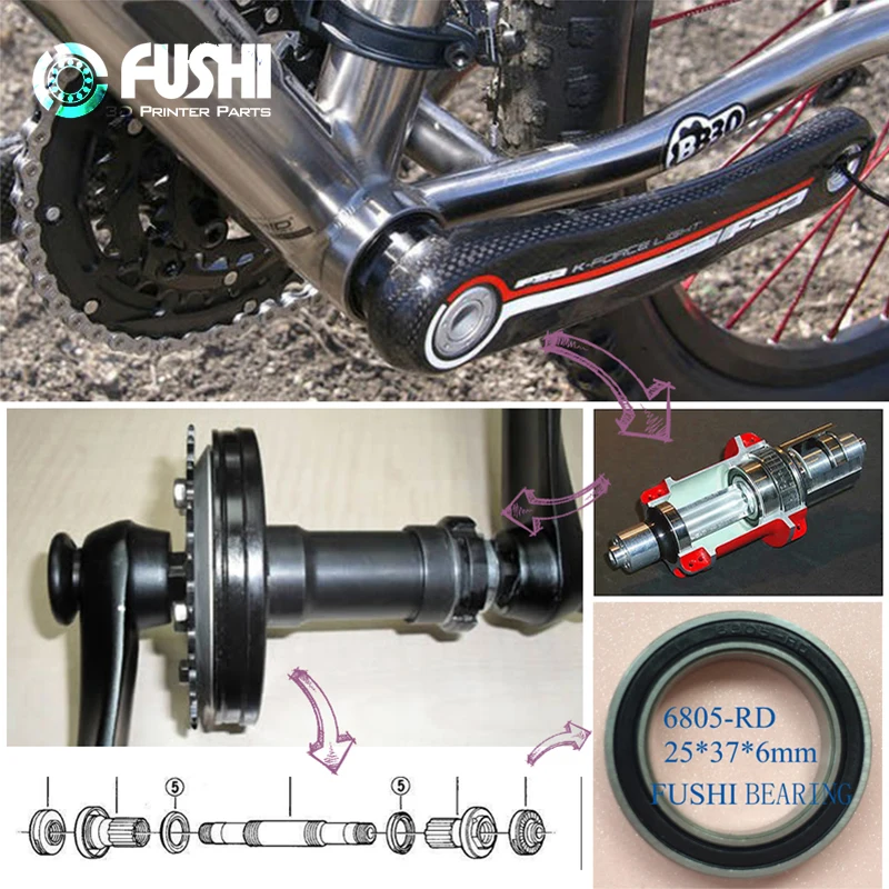 4PCS 6805-RD 25*37*6 mm Bicycl - Bottom Bracket Press のレビューと価格